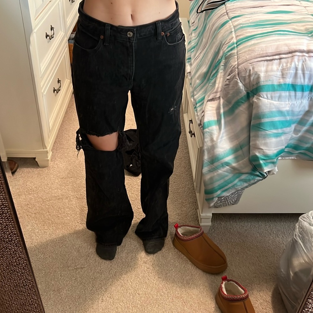 size 27/4 Abercrombie. Curve love jeans.